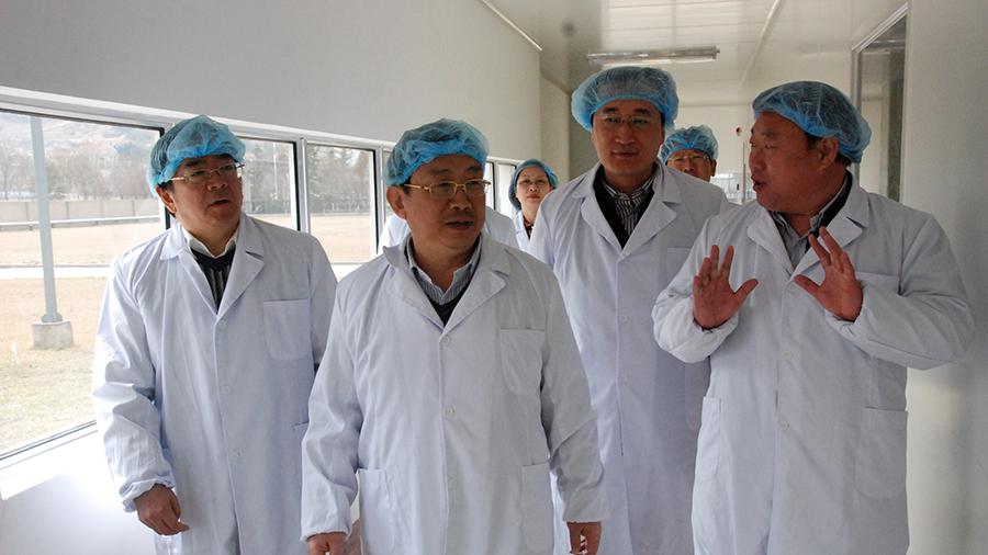 市政协领导莅临yp电子药业视察调研