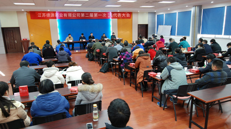 江苏yp电子药业有限公司召开第二届第一次职工（会员）代表大会